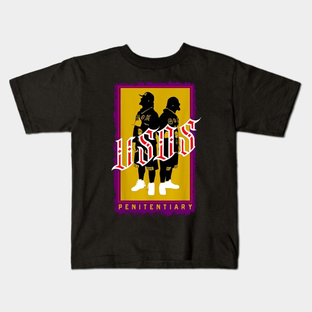 The Usos Penitentiary Kids T-Shirt by nasib